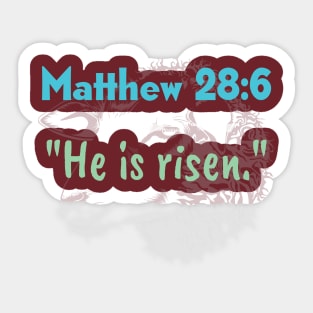 He is risen Sticker